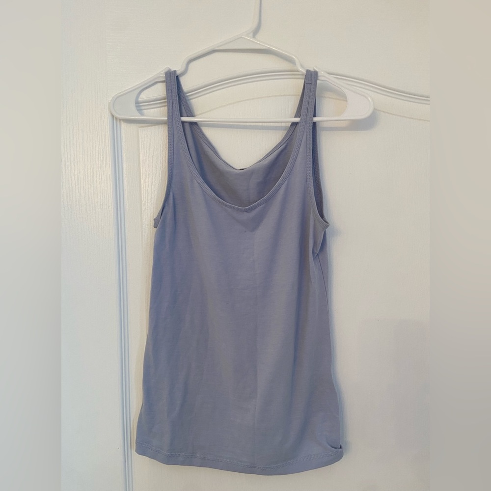 Old Navy Light Blue Cotton Tank Top